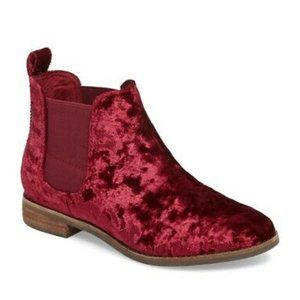TOMS velvet boots